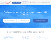 Tablet Screenshot of immiadvisor.com